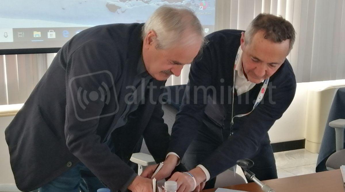 Collaborazione tra Avis Rimini e Coni "Solidarietà + Sport = Salute" - La firma del Protocollo tra Avis e Coni