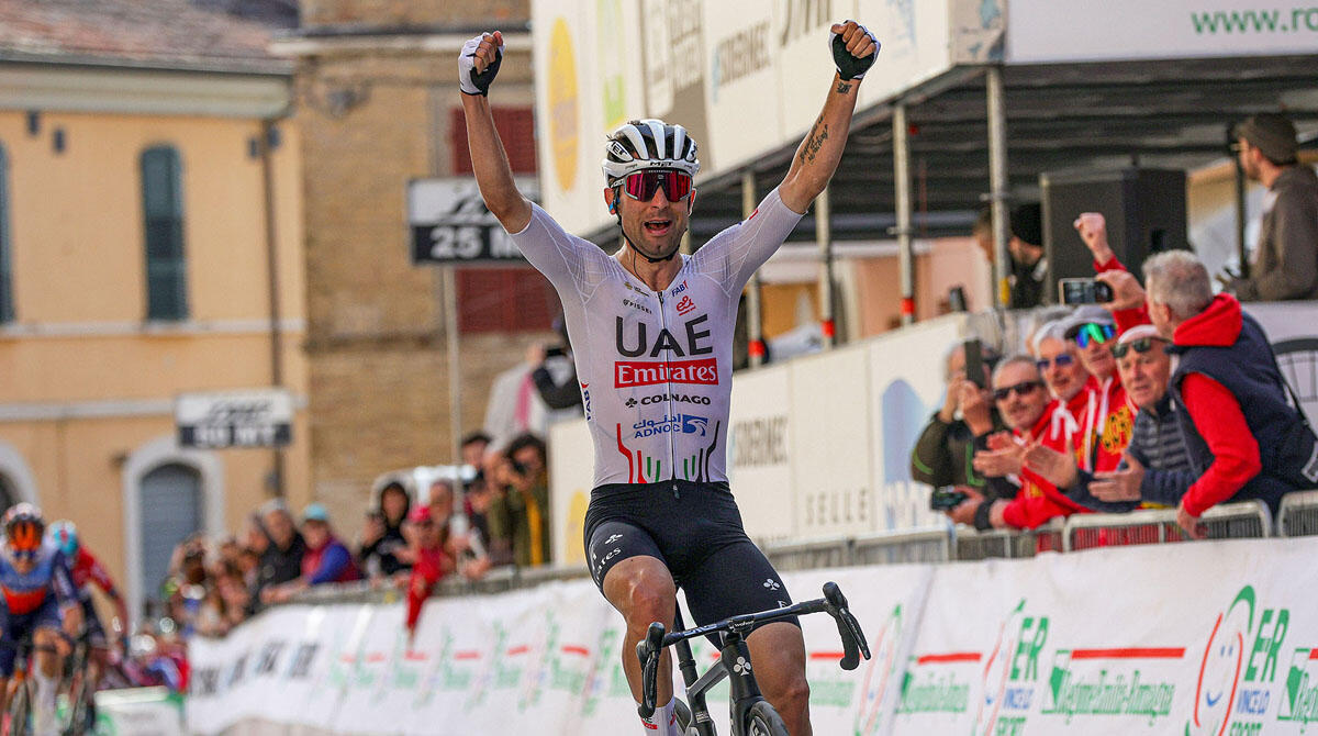 Coppi e Bartali, Ulissi vince la Riccione-Sogliano al Rubicone. Secondo De Pretto - Diego Ulissi - photo Massimo Fulgenzi/SprintCyclingAgency©2024