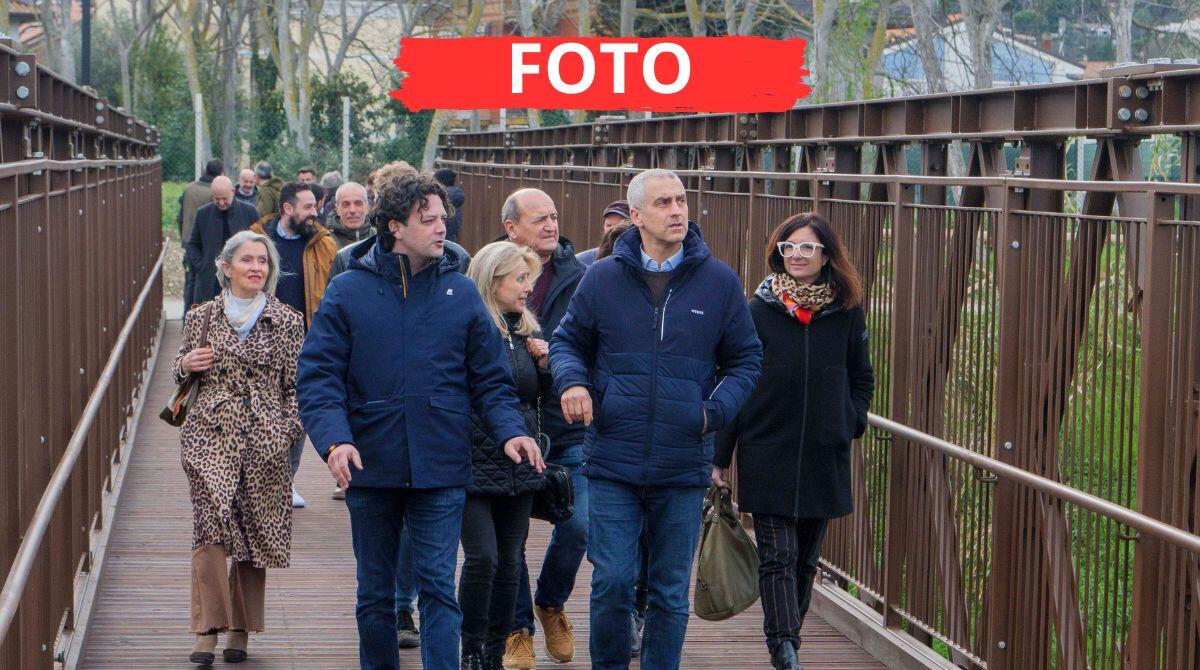 Rimini dà il benvenuto al nuovo ponte ciclopedonale Ausa: l'inaugurazione - Le immagini dell'inaugurazione