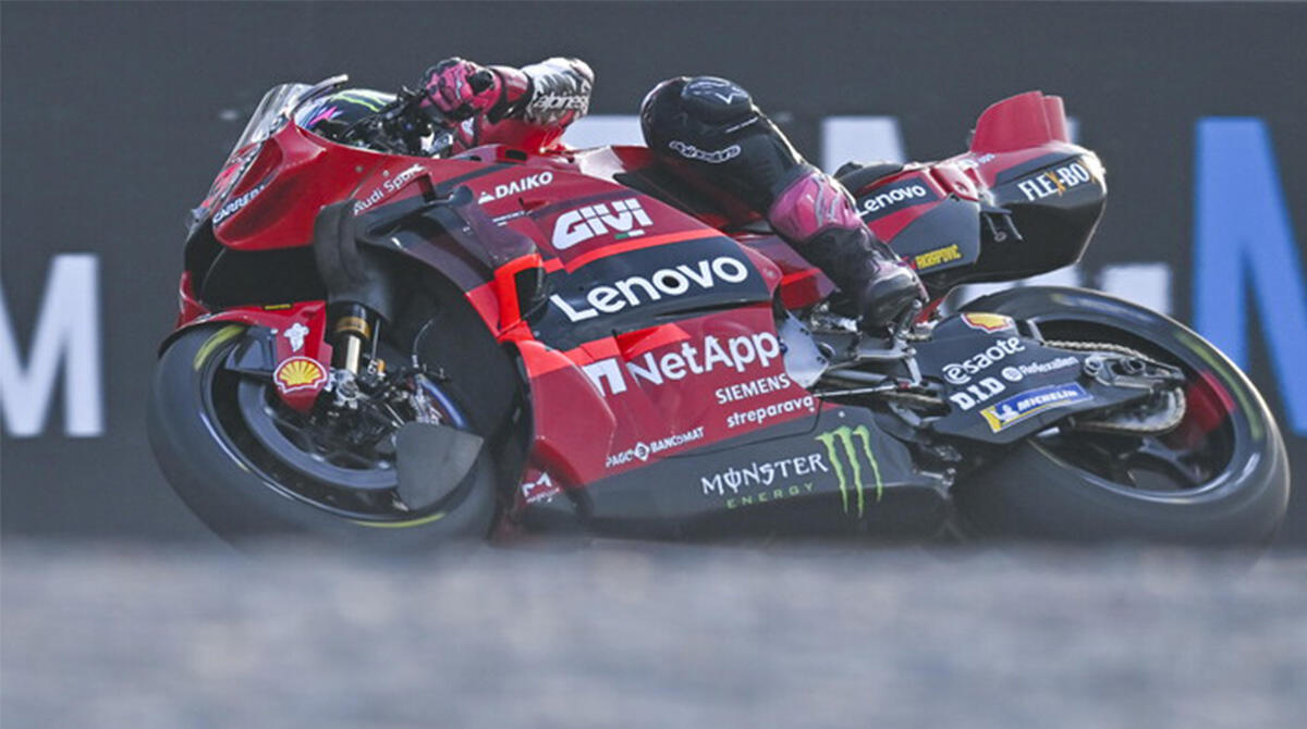 Motogp, Bastianini è secondo dietro a Martin. Acosta fantastico terzo - Bastianini PH ANSA