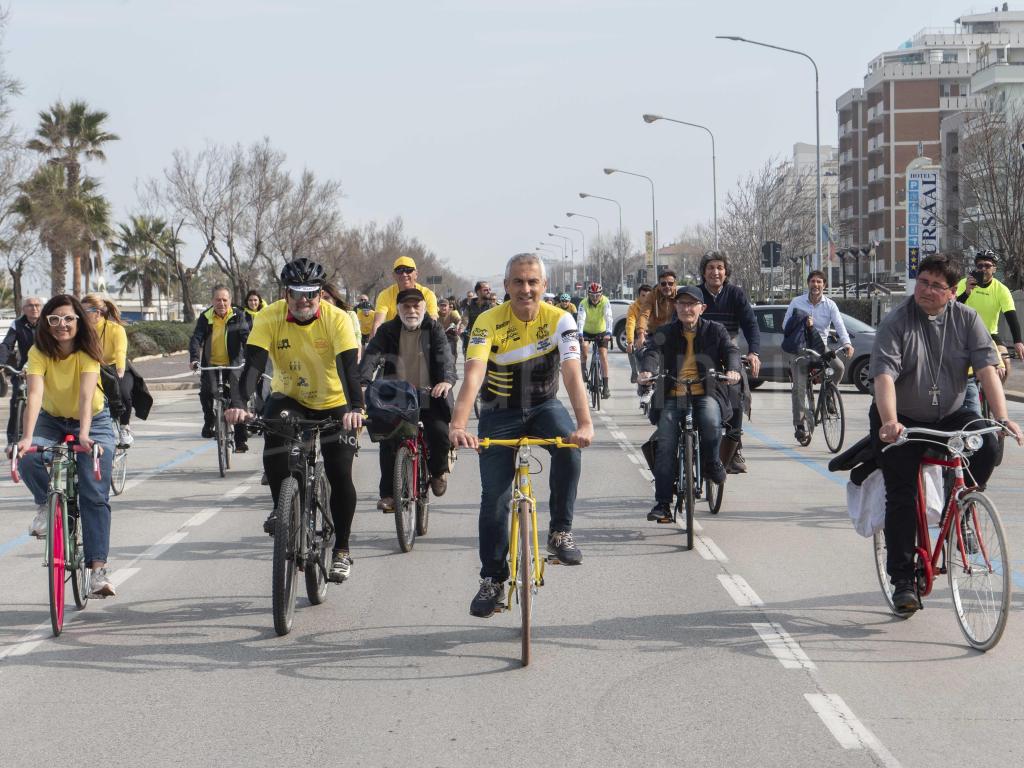 Rimini; 21/03/2024: Comune RN Uff Stampa, allestimenti in attesa del Tour de France©Riccardo Gallini /GRPhoto