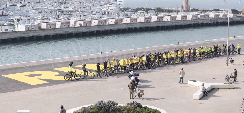 Rimini; 21/03/2024: Comune RN Uff Stampa, allestimenti in attesa del Tour de France©Riccardo Gallini /GRPhoto