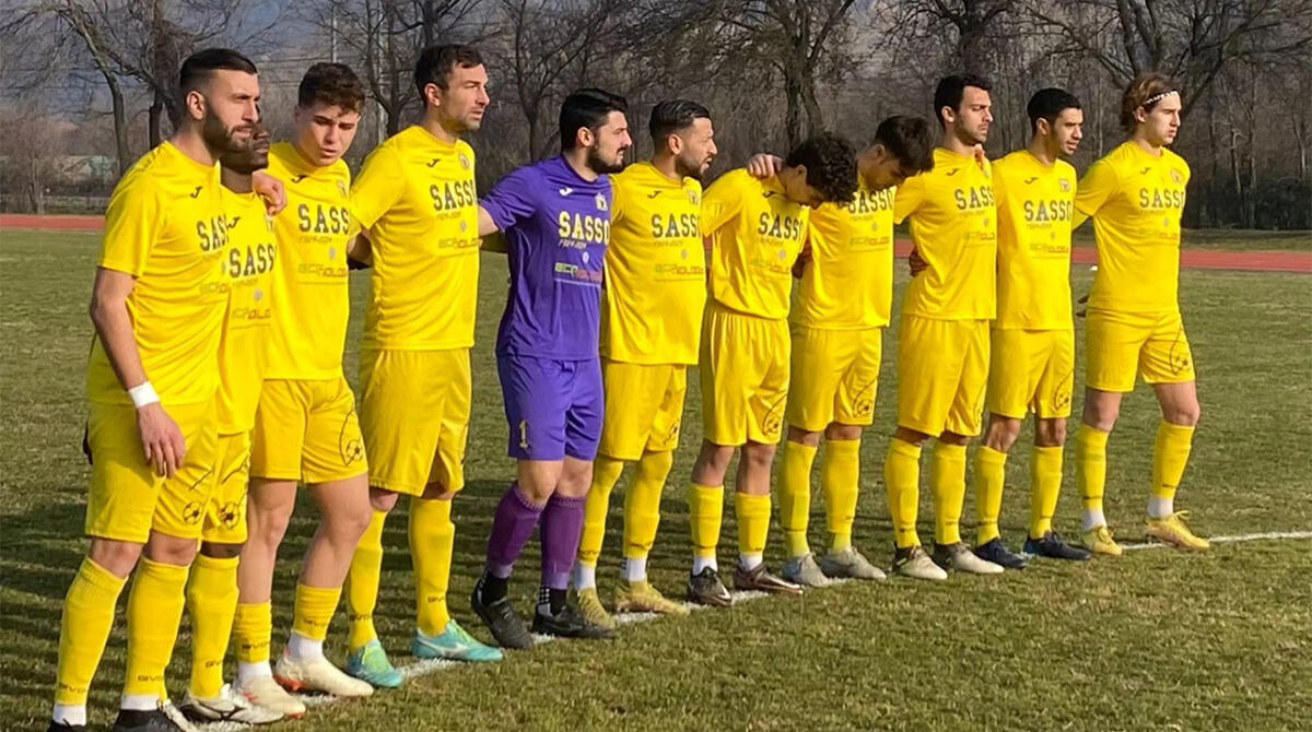 Eccellenza B: il Sasso Marconi è in D con due turni di anticipo - L'undici iniziale del Sasso Marconi (PH FACEBOOK)