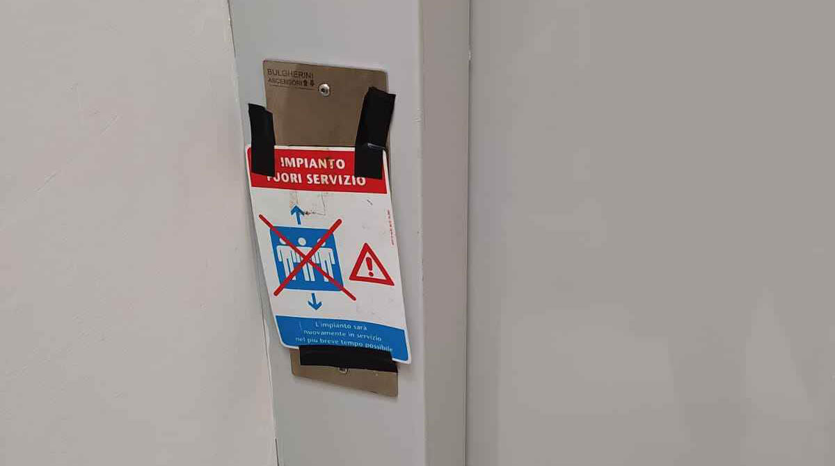Ascensore guasto da giorni al Cau e Casa della Comunità di Novafeltria -