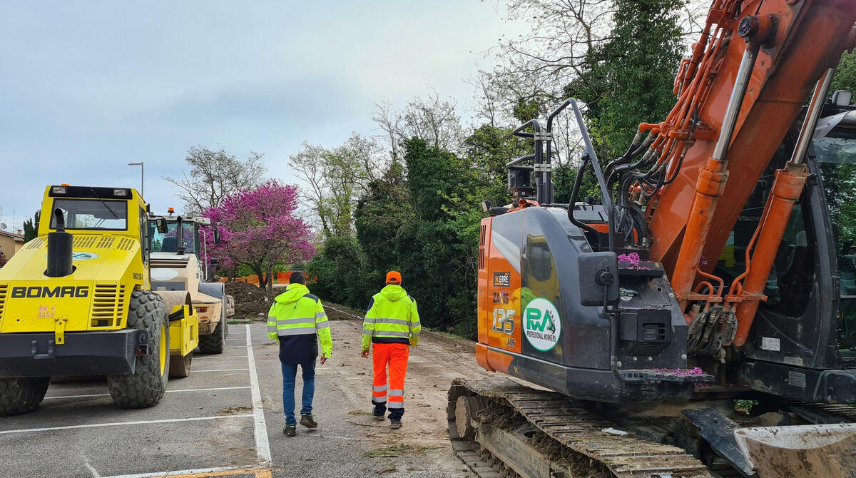 Ex ferrovia, al via a Santarcangelo i lavori per il secondo tratto della ciclabile - 