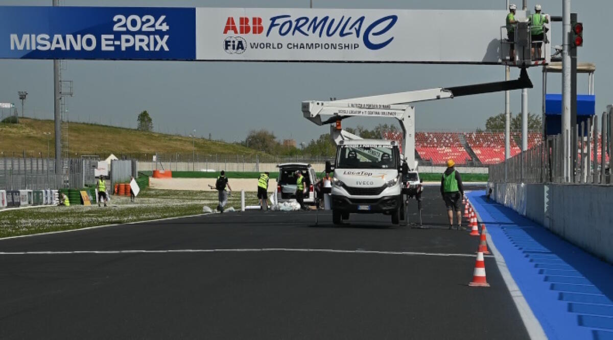 Entra nel vivo la settimana del Misano E-Prix di Formula E: lavori per la modifica del layout della pista - Lavori in pista al MWC