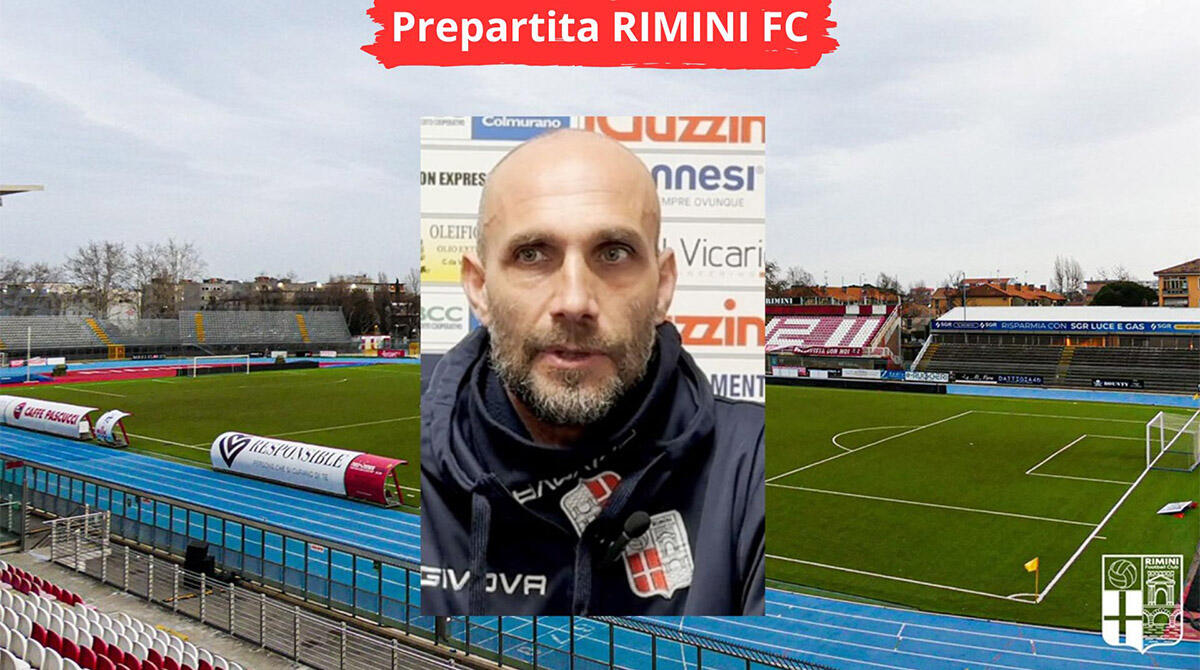 Il Rimini al Neri contro l'Entella cerca i punti playoff. Troise: "Dobbiamo sfruttare il fattore campo" - Nel riquadro Emanuele Troise PH RIMINI CALCIO