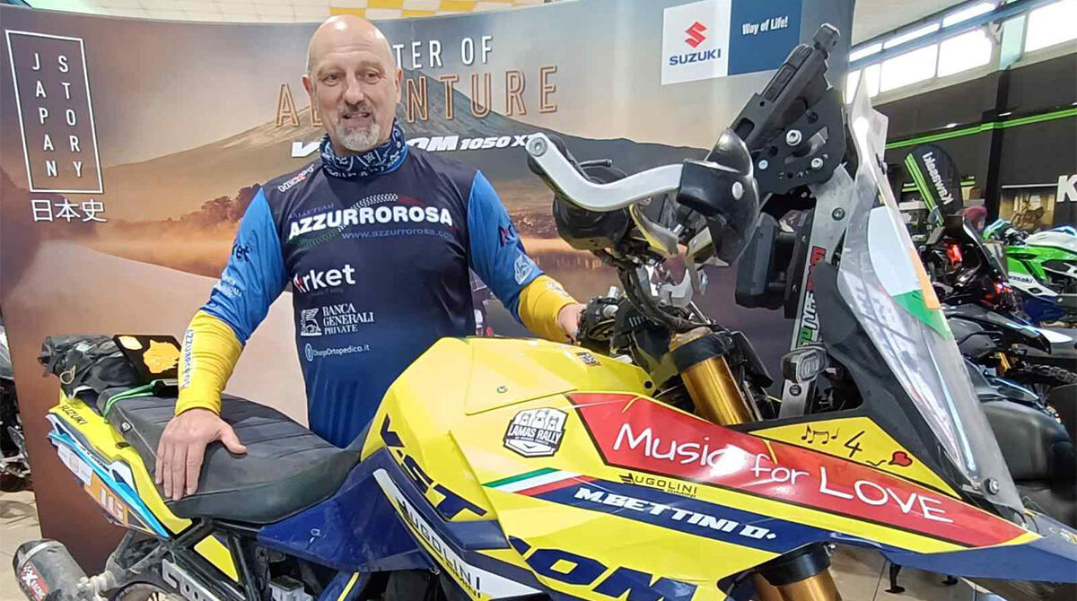 Il centauro verucchiese Bettini trionfa nel deserto del Marocco e ora sfida il figlio Tommaso - Mirco Bettini PH BALLANTE