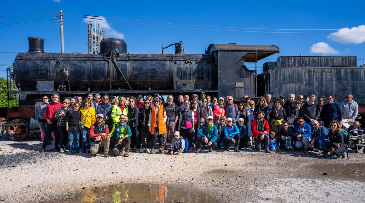 70 persone alla scoperta del tracciato dell'ex Ferrovia Santarcangelo Urbino - 