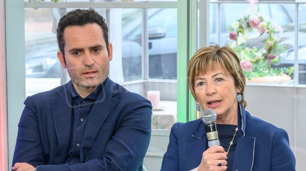 "Riccione cambia" ma come? Un incontro per parlare del futuro della Perla Verde - Christian Andruccioli e Daniela Angelini ph Casalboni