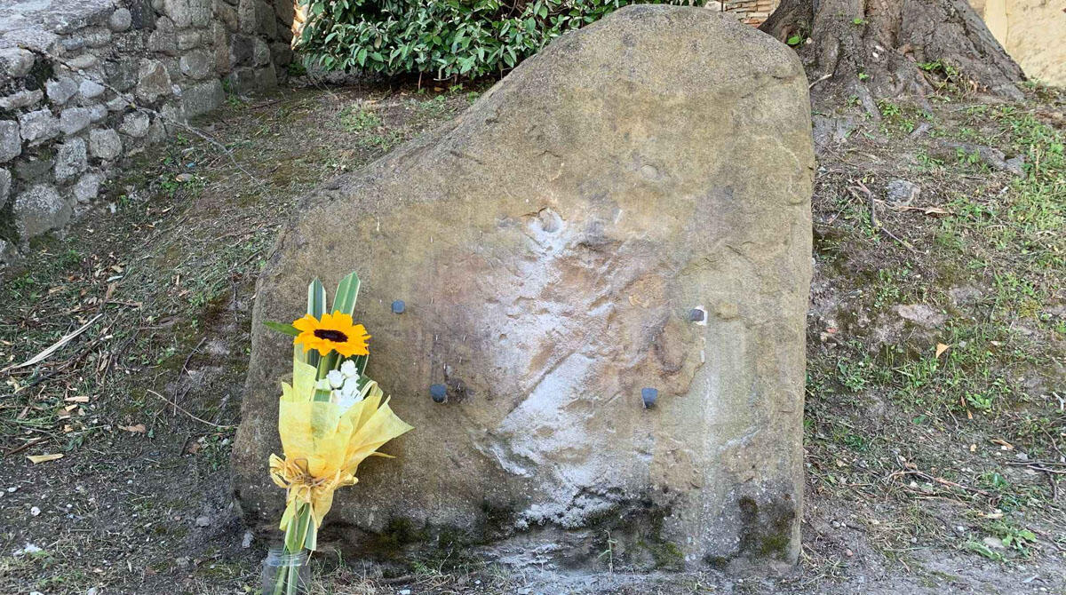 Montefiore, vandali danneggiano la targa in memoria dell'ispettore Raciti - 