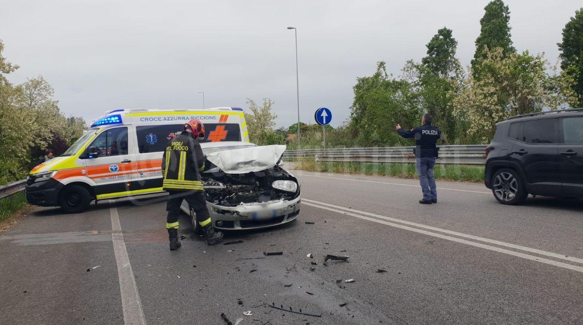 Due tamponamenti, traffico in tilt a Rimini: Statale chiusa in un tratto in direzione Ravenna - Il tamponamento in direzione Ravenna