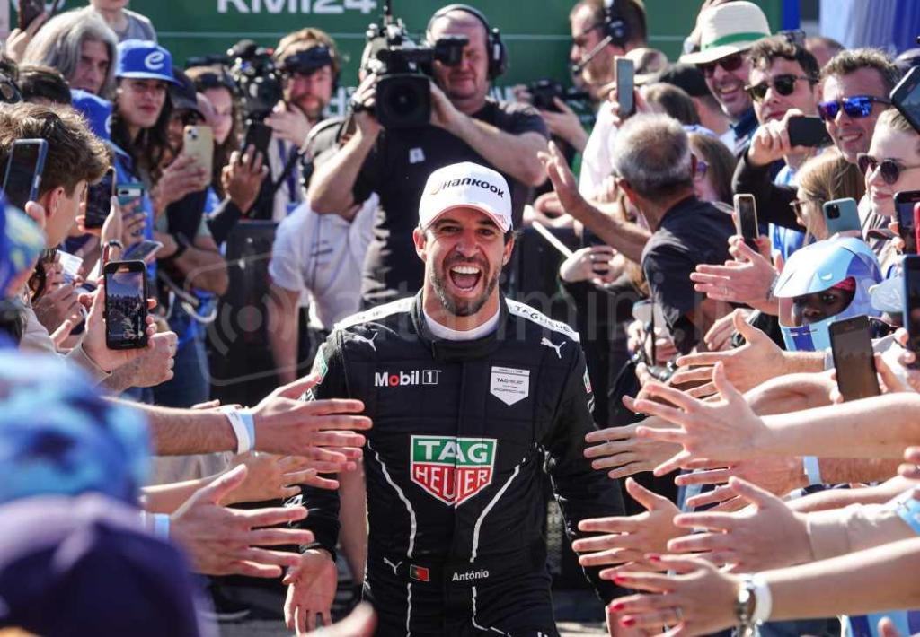 Da Costa festeggia la vittoria PH PETRANGELI