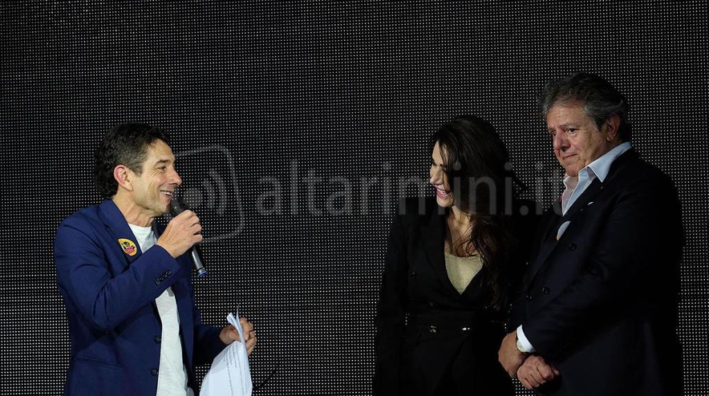 Riccardo Valentini con Elisa Triani e Gianni Indino