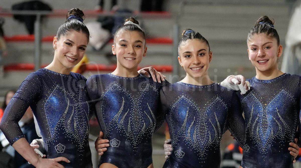 Ginnastica artistica femminile: Riccione vola alle Final Six di Serie A1 - Zoja Szekely, Rebecca Aiello, Adriana Poesio e Arianna Aurilio