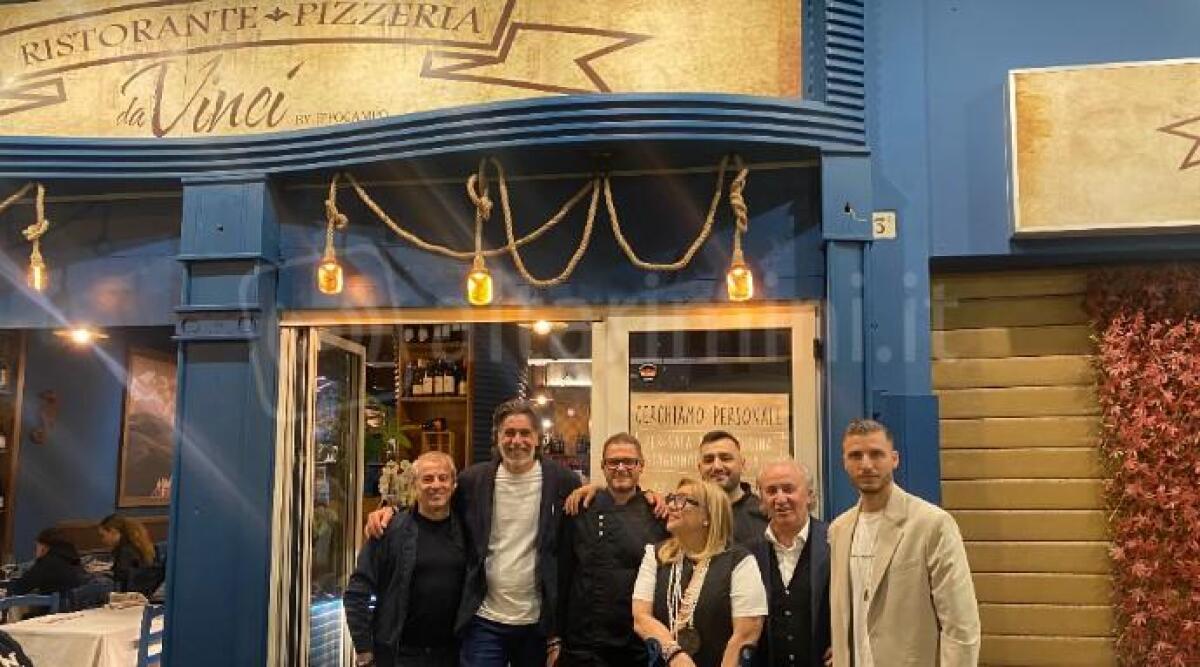 Ristorante 'Da Vinci' a Marina Centro, è qui la festa. Nuova gestione con lo staff de 'E Pataca' -