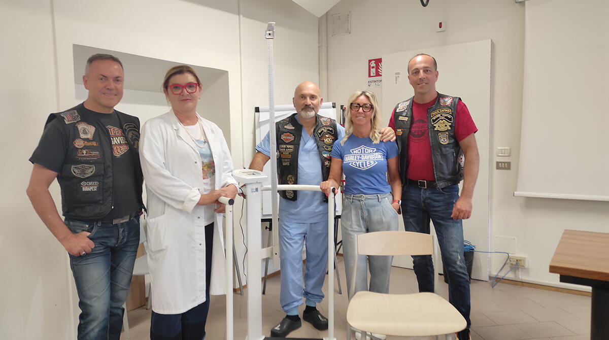 Riccione Chapter Harley Davidson sostiene nuovamente l’ospedale Ceccarini - La donazione all'Ospedale Ceccarini di Riccione