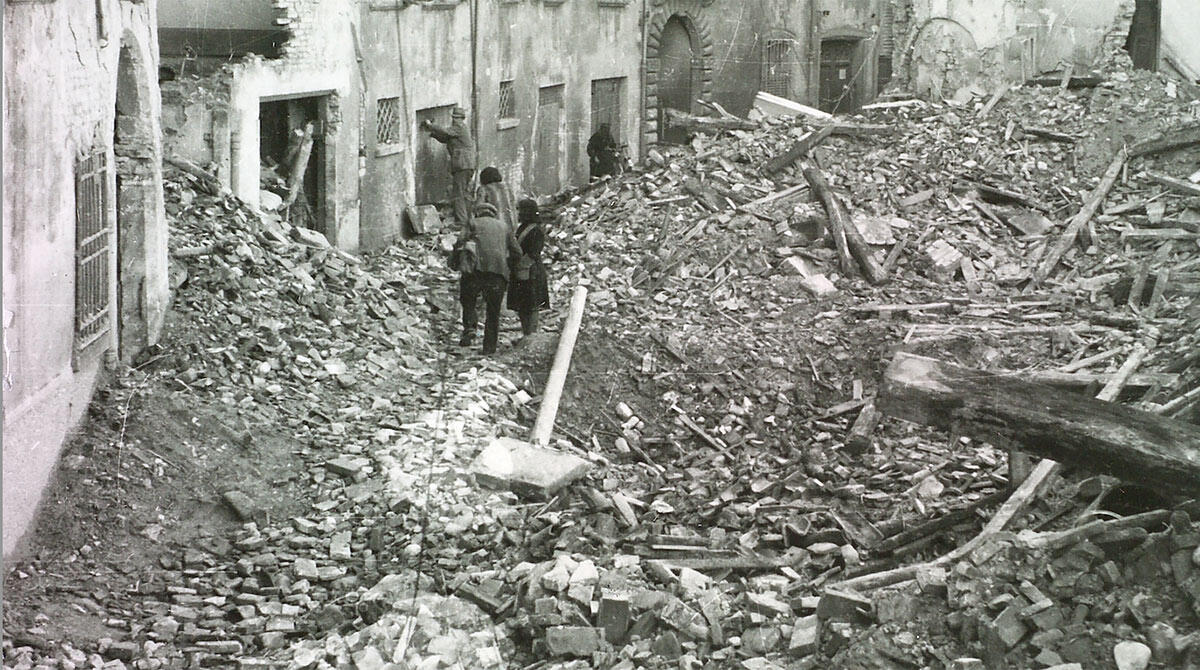 "La guerra dal cielo" la Rimini bombardata in un seminario in Cineteca - Rimini bombardata, foto dall'archivio