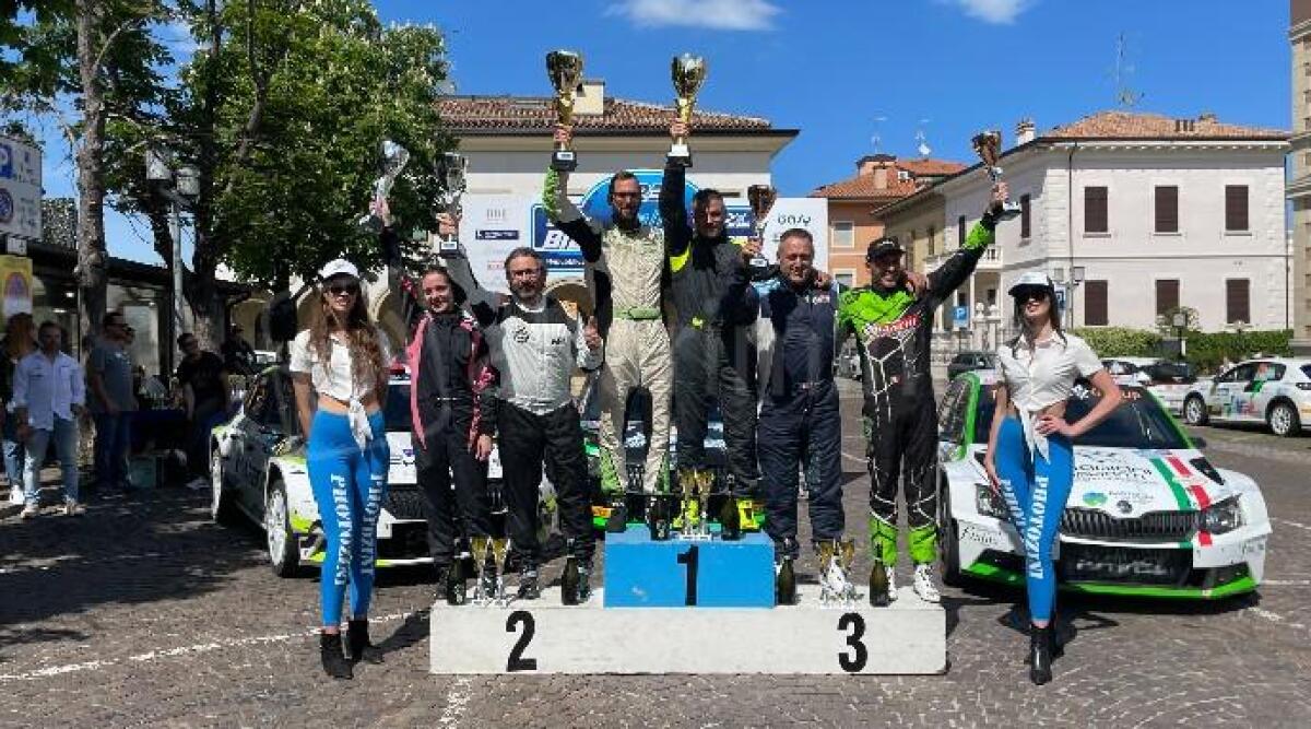 Rally, Alessio Pisi ritorna al successo al Bianco Azzurro, Vagnini e Segantini sul podio -