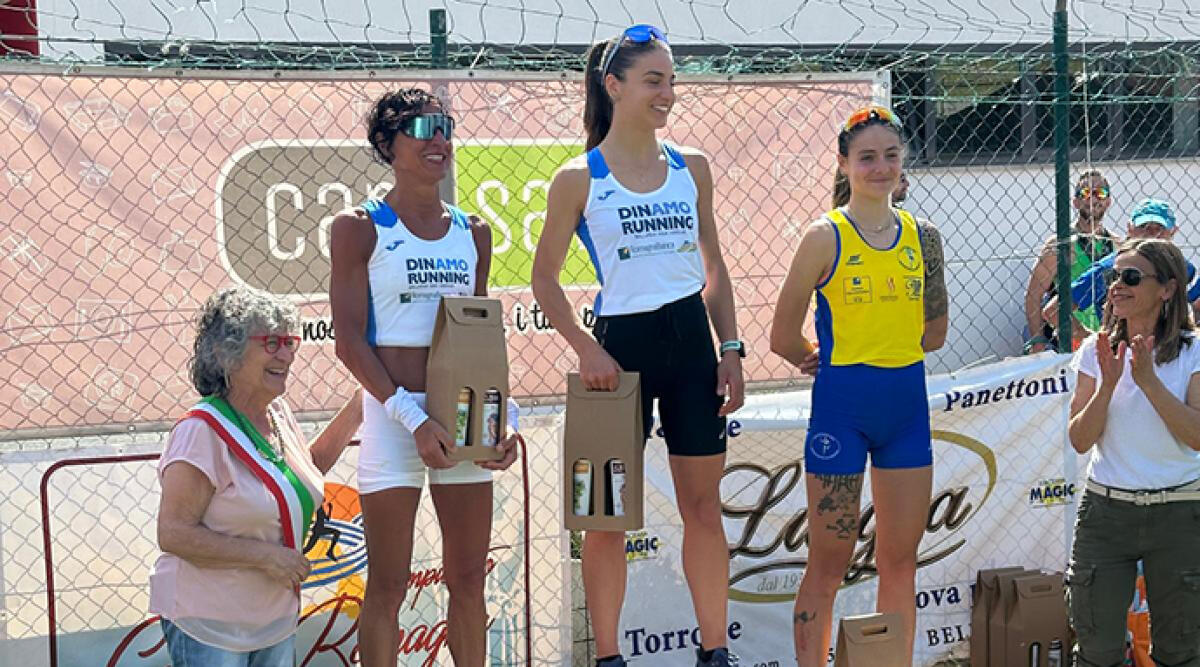 Andrea Sanguinetti e Sara Ceccolini vincono il Giro di Paderno - Il podio femminile