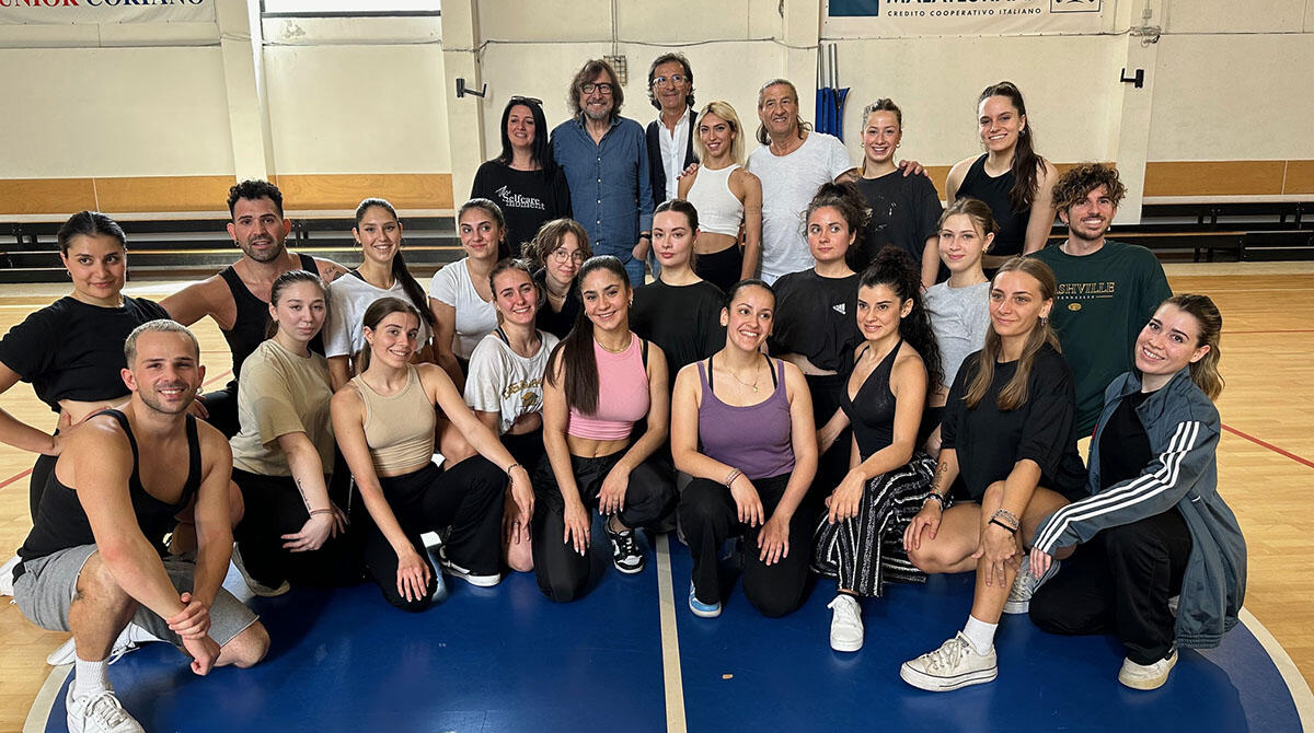 Coriano omaggia Raffaella Carrà: tributo per la finale di Coppa Italia Femminile a Cesena - Prove generali al Palasic di Coriano per le prove generali del tributo a Raffaella Carrà