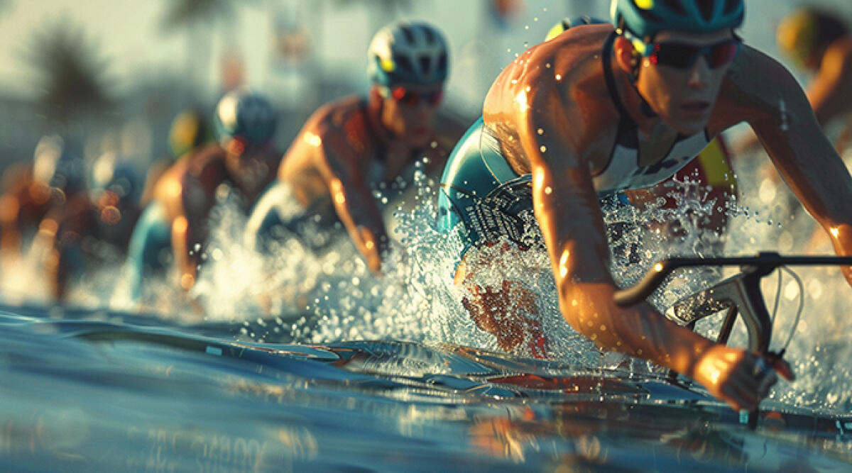 Cesenatico si prepara all'ondata di atleti: evento di triathlon e duathlon attira l'attenzione di migliaia di partecipanti - Foto di repertorio