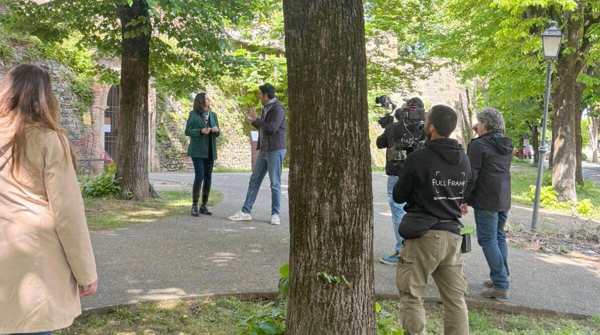 Linea Verde a Santarcangelo: la storica trasmissione Rai alla scoperta del centro storico - Le telecamere di Linea Verde a Santarcangelo