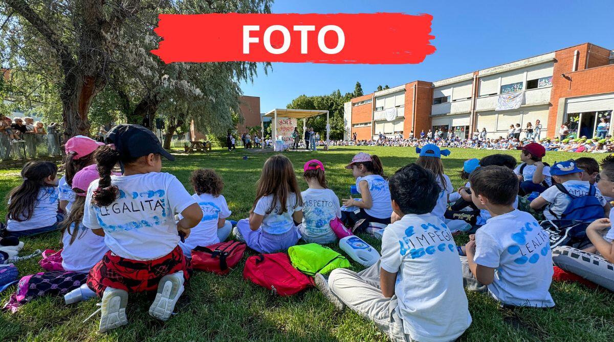 Il cielo è di tutti: la scuola primaria di Viserba unita per la Giornata della Legalità - Giornata della Legalità 2024, scuola primaria Casadei - Viserba