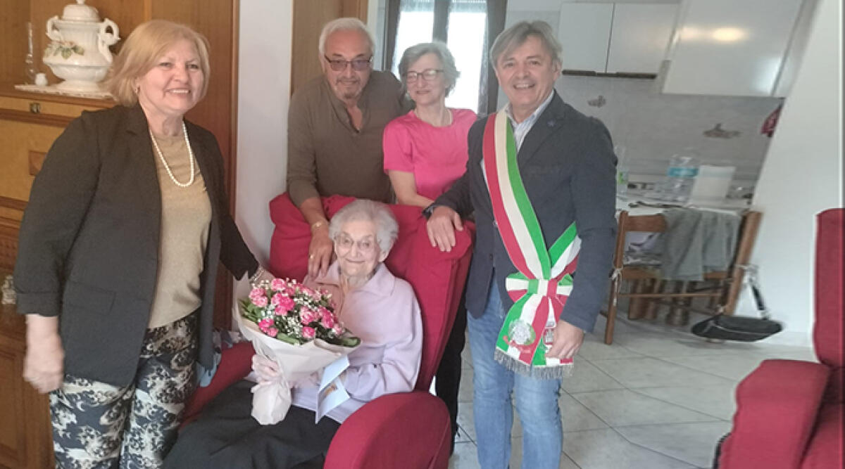 Talamello celebra il centenario di Triestina Suzzi - 100 anni di Triestina Suzzi