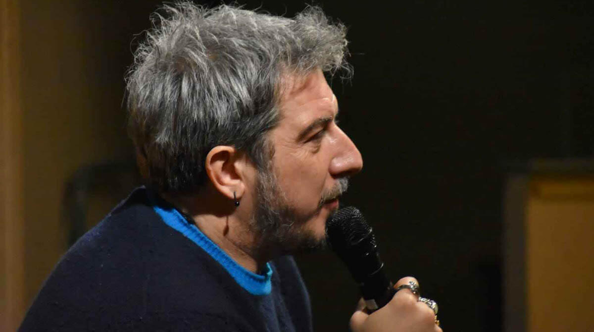 Paolo Ruffini a Sanpa per girare un corto: una dolce sorpresa per l'attore durante una pausa - Paolo Ruffini PH MARIO GUAZZARINI