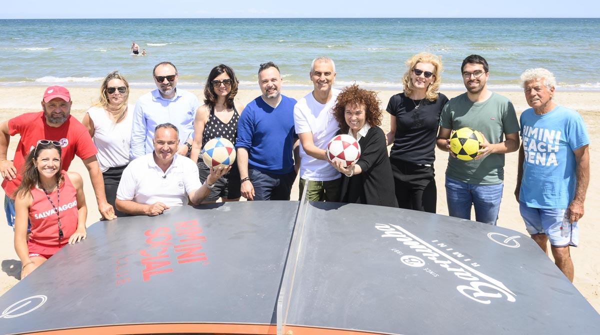 Un mare di eventi con Piacere Spiaggia Rimini: tanto sport ma non solo - Rimini; 24/05/2024: foto di gruppo per inaugurare la stagione estiva 2024
©Riccardo Gallini /GRPhoto