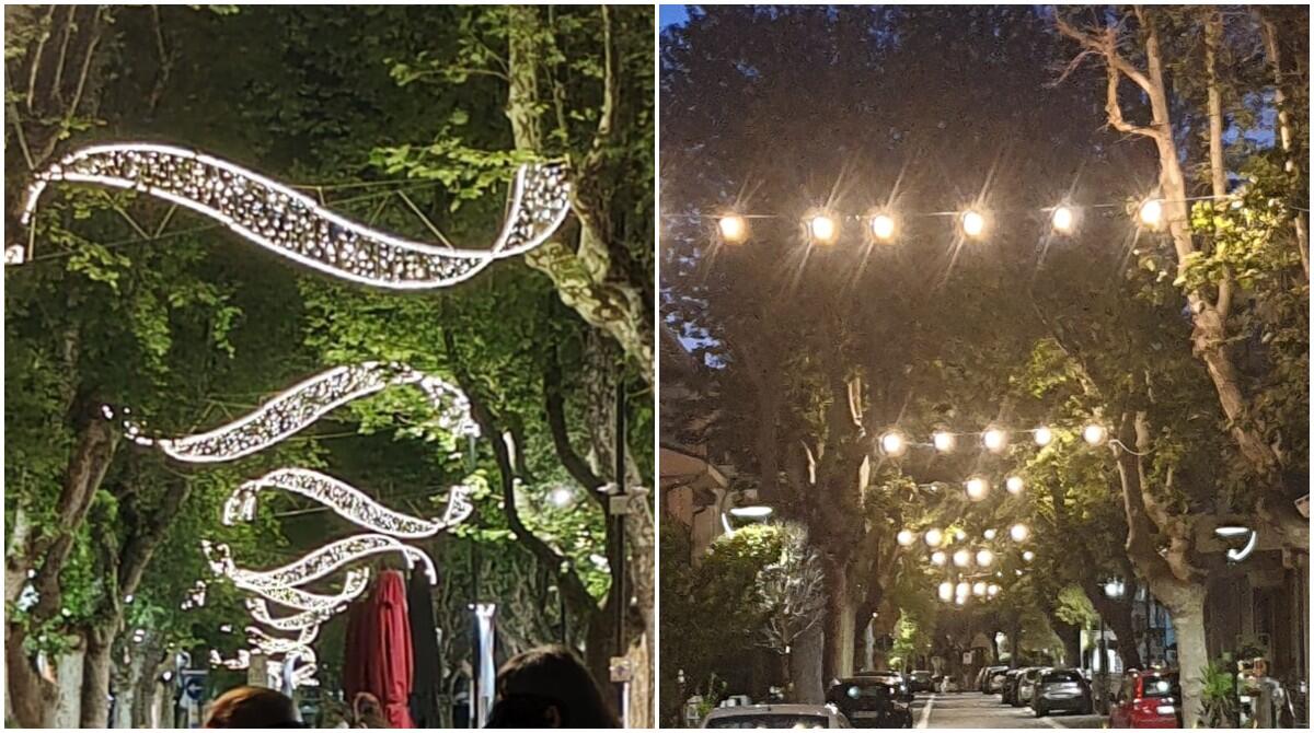 Dal porto alla Cagnona, Bellaria Igea Marina si illuminerà per tutta la nuova stagione estiva - Luminarie Isola dei Platani - Bellaria Igea Marina