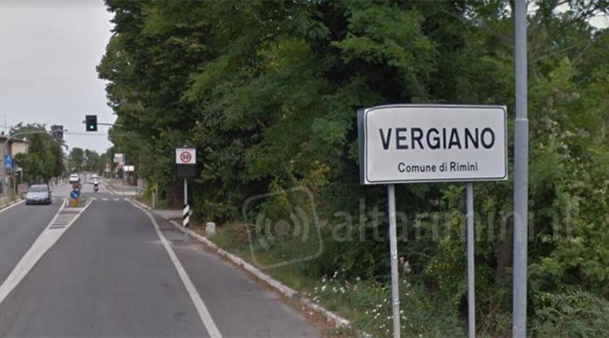 Un nuovo centro per la coesione sociale: Rimini approva il progetto per Vergiano - Spadarolo - Insegna frazione di Vergiano ARCHIVIO