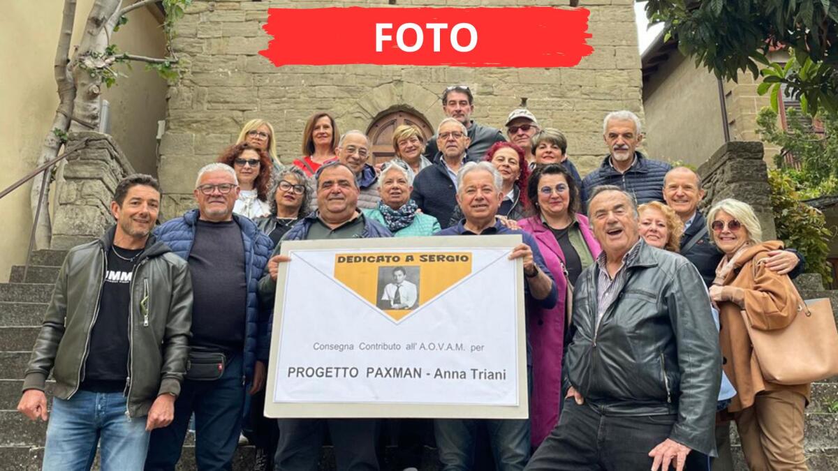 Sergio Valentini, la serata ricordo un successo: consegnato il ricavato all'Aovam -