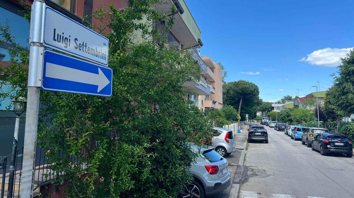 Via Settembrini di Misano si rinnova: partono interventi su marciapiedi e asfalto - Via Settembrini