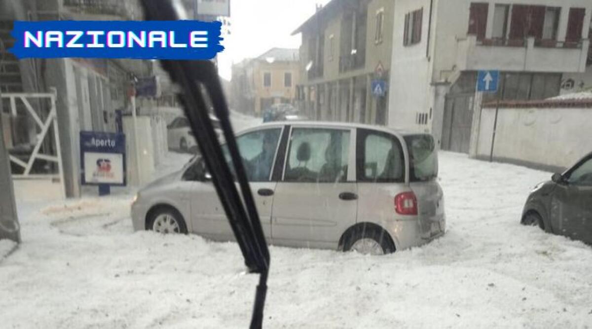 Nuovo temporale a Milano, confermata l'allerta gialla. Grandine nel Torinese, disagi al traffico -