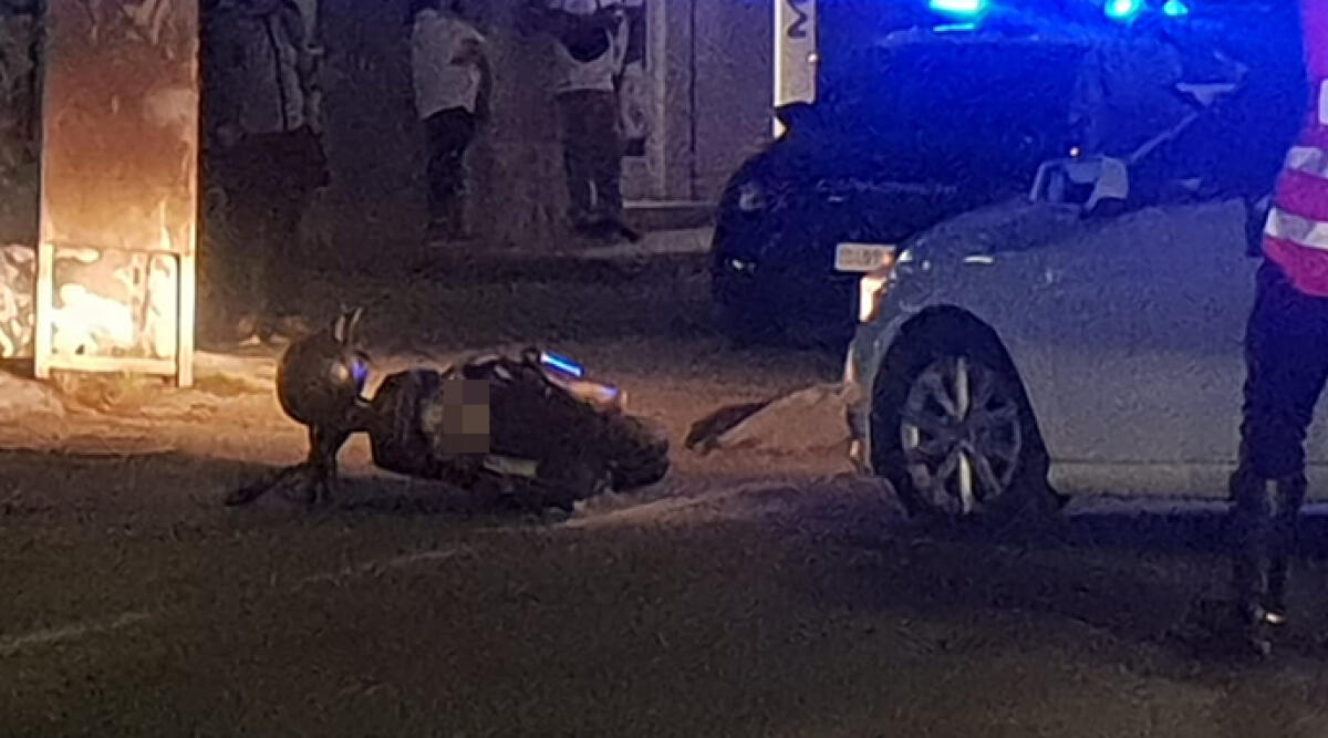 Incidente in via Andrea Costa a Santarcangelo di Romagna: ferito un ragazzino - Il luogo dell'incidente