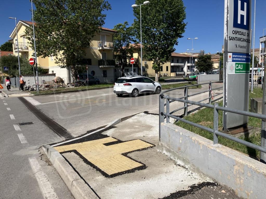 Via Pedrignone, Ospedale