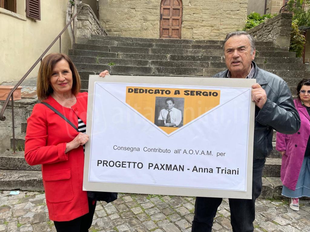 Gabriella Varotti (organizzatrice) con Oddo Triani