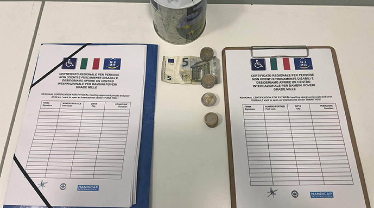 Smascherati falsi sordomuti a San Marino - Chiedevano anche la firma su di un modulo riferito a una associazione di beneficenza