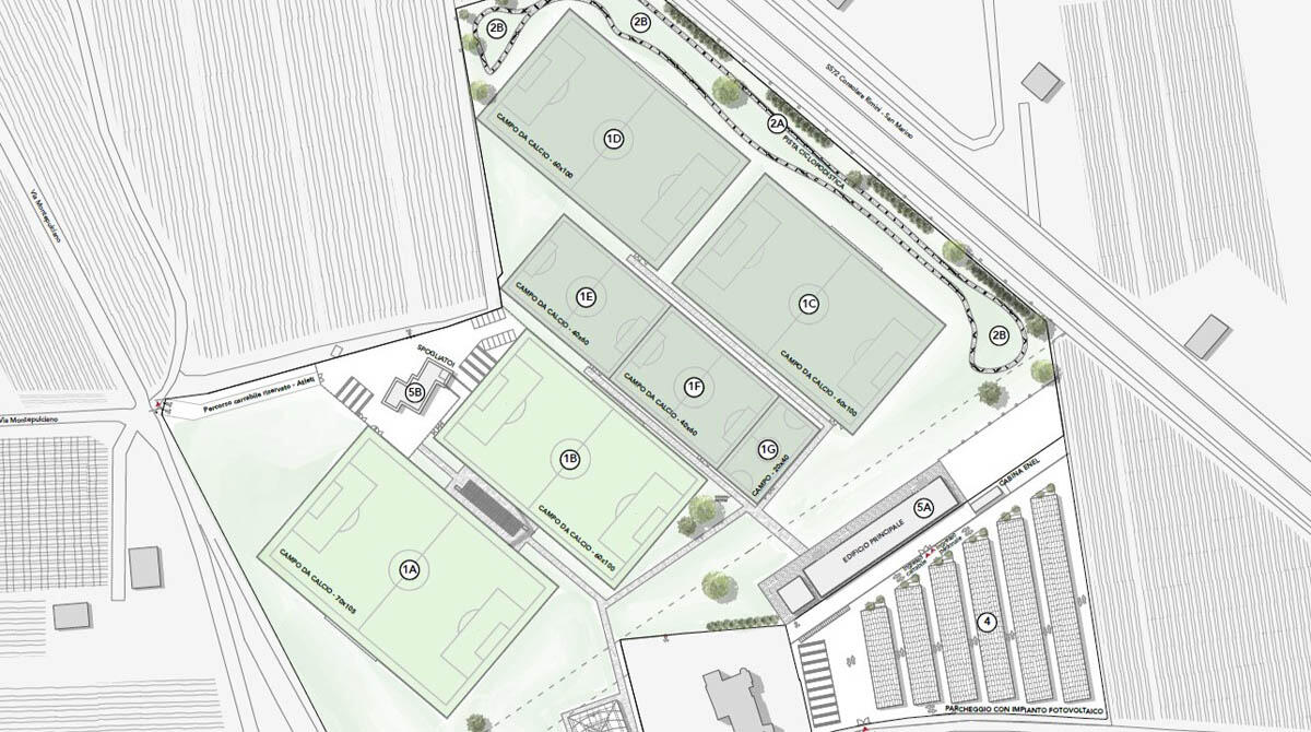 Centro sportivo della Gaiofana, presentato il progetto definitivo. Via libera della Giunta -