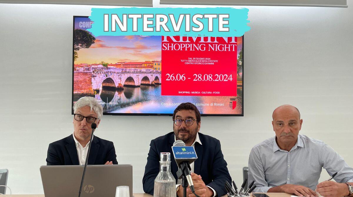 Rimini Shopping Night 2024: anche quest'anno il centro storico si anima il mercoledì - Conferenza stampa Rimini Shopping Night 2024