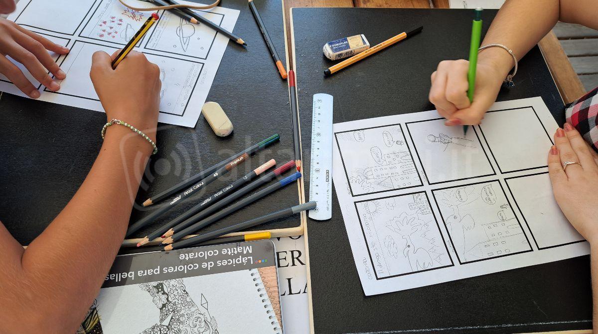 Corso di fumetto per ragazzi alla Biblioteca di Riccione - 
