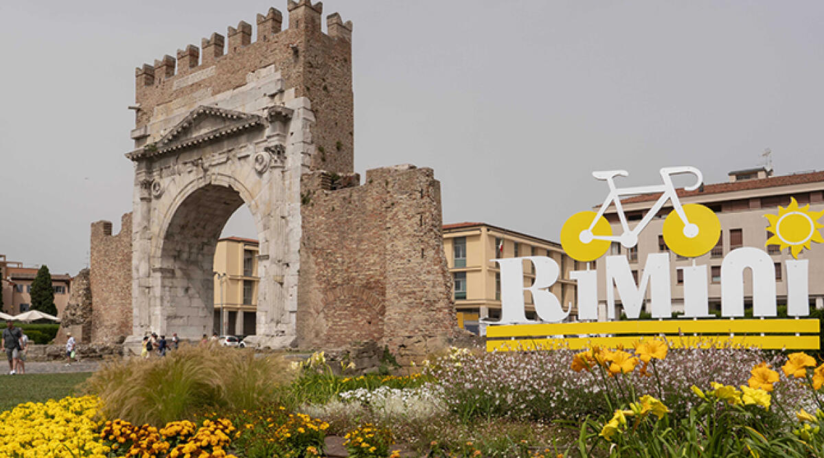 A Rimini scatta il countdown per l'arrivo del Tour de France - L'Arco d'Augusto©Riccardo Gallini /GRPhoto