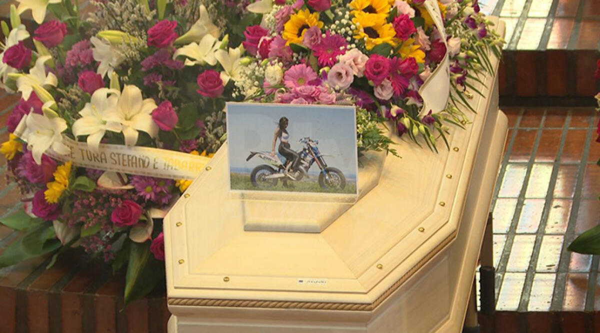 Tragedia a Verucchio: l'addio alla 21enne Sara Manzaroli - Foto San Marino Rtv