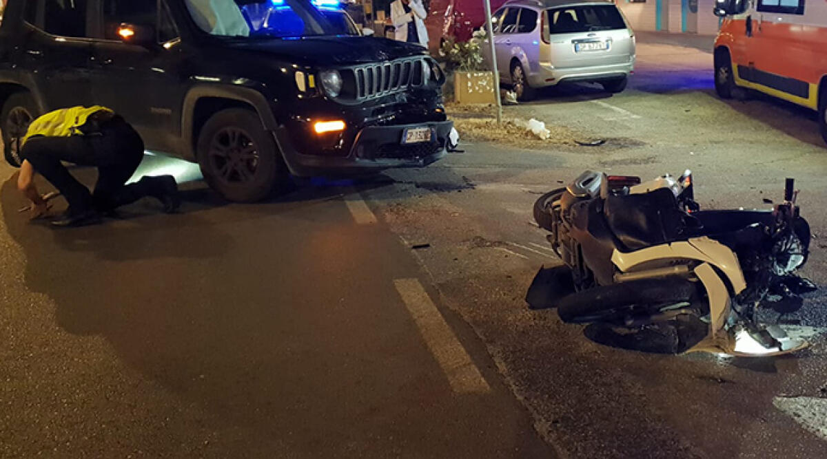 Incidente a Riccione, lo scooterista non ce l'ha fatta: morto a 39 anni - Il luogo dell'incidente