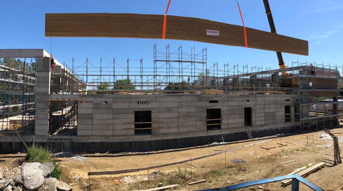 Nuova piscina a Viserba, prosegue il cantiere verso la scadenza della primavera 2025 -