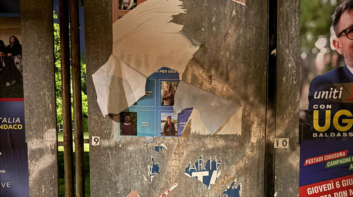 Manifesti elettorali strappati, la lista civica fa denuncia - 