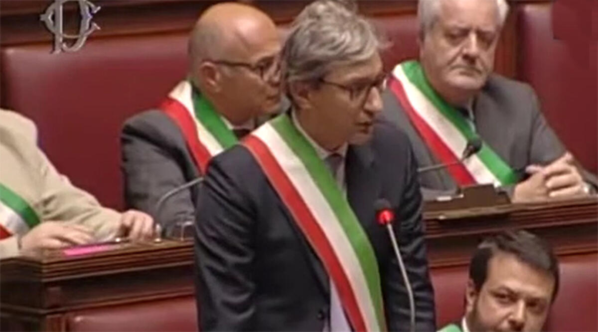 "Cifre irrisorie" per i ristori dell'alluvione, Gnassi di nuovo in trincea contro il Governo - Andrea Gnassi alla Camera dei Deputati