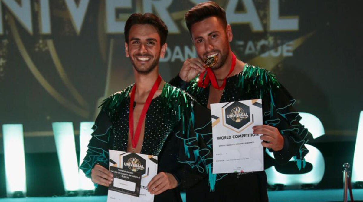 Orgoglio riminese: i ballerini Mazzotti e Domanico diventano campioni del mondo - I Maestri Manuel Mazzotti e Stefano Domanico